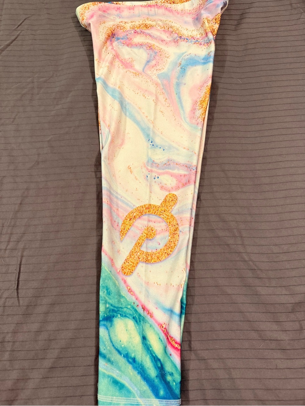 Peloton Marble Print Leggings in Multi-Color
